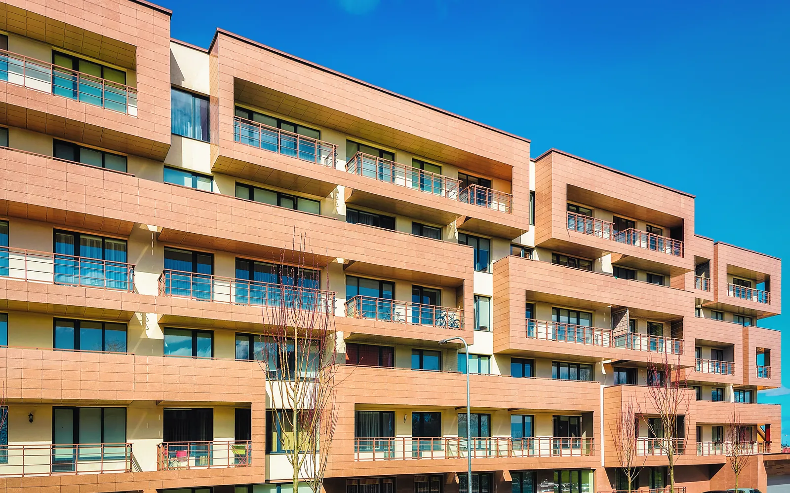 A contemporary inner-city apartment development